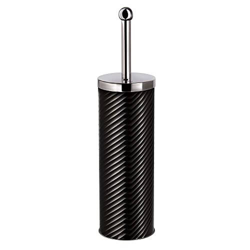 Berlinger Haus Black Silver Toilettenbürste 40 cm für Badezimmer, Bürstenhalter Edelstahl, Spritzwassergeschützte Klobürste, Tragbarer Bohrfreier Klobürstenhalter, Modern Design Schwarz Berlinger Haus Black Silver Toilettenbürste 40 cm für Badezimmer, Bürstenhalter Edelstahl, Spritzwassergeschützte Klobürste, Tragbarer Bohrfreier Klobürstenhalter, Modern Design Schwarz von Berlinger Haus