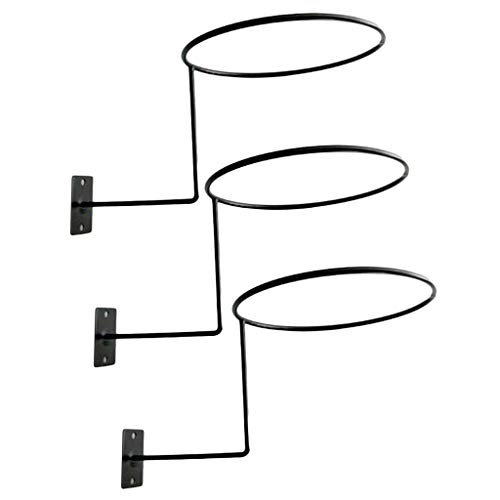 B Baosity 3X Helmhalter Wandhalterung Helmaufbewahrung Display Rack Motorrad Helm Wand Haken Kleiderhaken Wandmontage Display Rack Halter - 04 von B Baosity