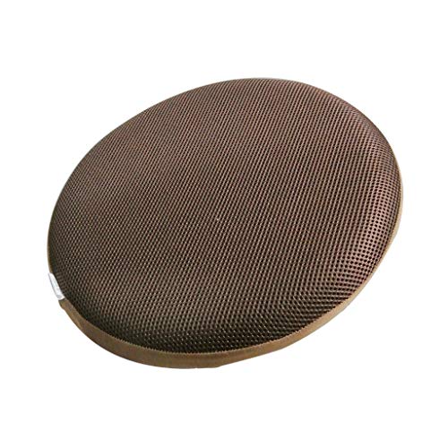 B Baosity Barhocker Bezug Hussen 30-40cm rund Hockerbezug Stuhlbezug Sitzbezug - Kaffee 40cm von B Baosity