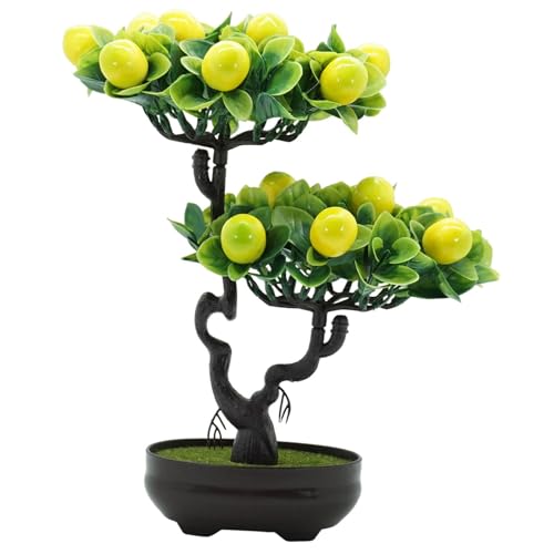 B Baosity Simulation Baum Künstlicher Obstbaum Deko Bonsai Kunstblume mit Natürlicher Optik Pflegeleicht Passend für Esszimmer Garten Party, Zitrone B Baosity Simulation Baum Künstlicher Obstbaum Deko Bonsai Kunstblume mit Natürlicher Optik Pflegeleicht Passend für Esszimmer Garten Party, Zitrone von B Baosity