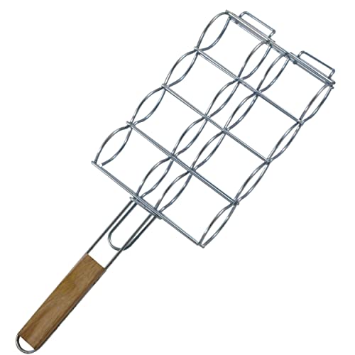 BEST SPORTING Maiskolbenhalter für 4 Maiskolben mit Holzgriff I 27 x 24 x 3 cm I Grillwender für Maiskolben aus Metall I Grill-Zubehör Grillzange Maiskolbengriller mit Griff aus Holz BEST SPORTING Maiskolbenhalter für 4 Maiskolben mit Holzgriff I 27 x 24 x 3 cm I Grillwender für Maiskolben aus Metall I Grill-Zubehör Grillzange Maiskolbengriller mit Griff aus Holz von BEST SPORTING