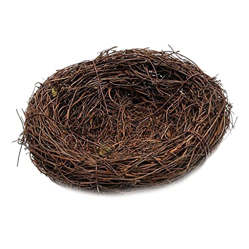 Blesiya Nest Rattannest Osternest Osterdeko Tischdeko Ostern, 20 cm von B Blesiya