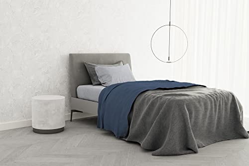 Italian Bed Linen Bettwäsche-Set aus 100% Baumwolle, trendiges Chic, Einzelbett, Avio von Italian Bed Linen