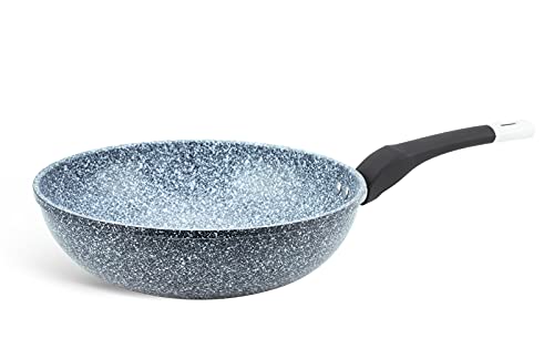 B EDENBERG Decorate Your Kitchen Wok Pfanne 28 cm, Induktion Pfanne mit Hoher Rand, Leicht und Langlebig extrudiertes Aluminium, Einfach zu säubern kratzfest, Non Stick Frying Pan Beschichtung von B EDENBERG Decorate Your Kitchen