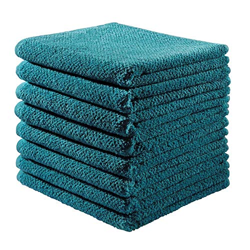 B!HOME 8er Set Handtücher Rice smaragd 50x100 von B!HOME