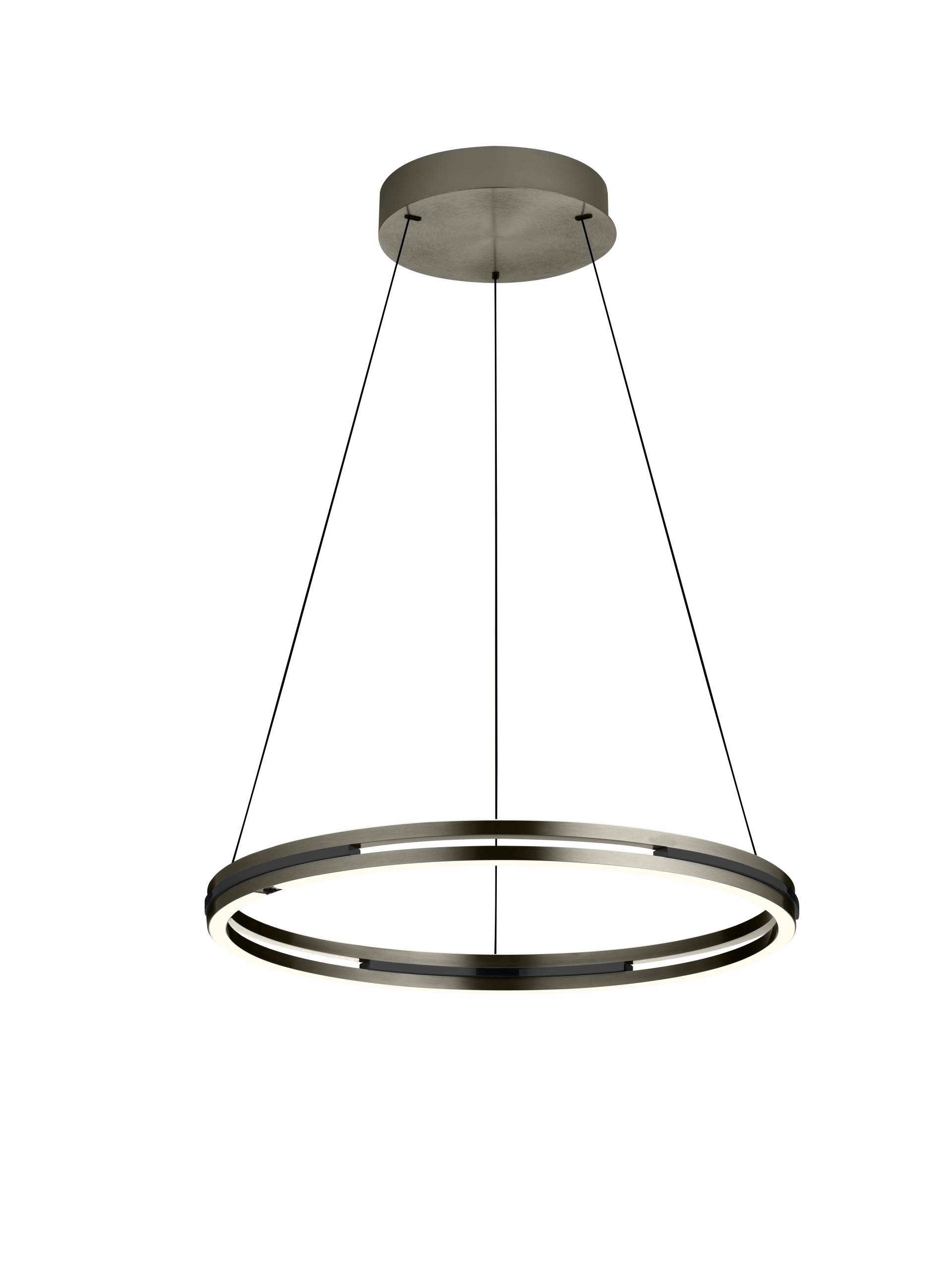 B-Leuchten LED-Pendelleuchte Durchmesser ca. 60cm, Höhe ca. 180cm in Bronze eloxiert B-Leuchten LED-Pendelleuchte Durchmesser ca. 60cm, Höhe ca. 180cm in Bronze eloxiert von B-Leuchten