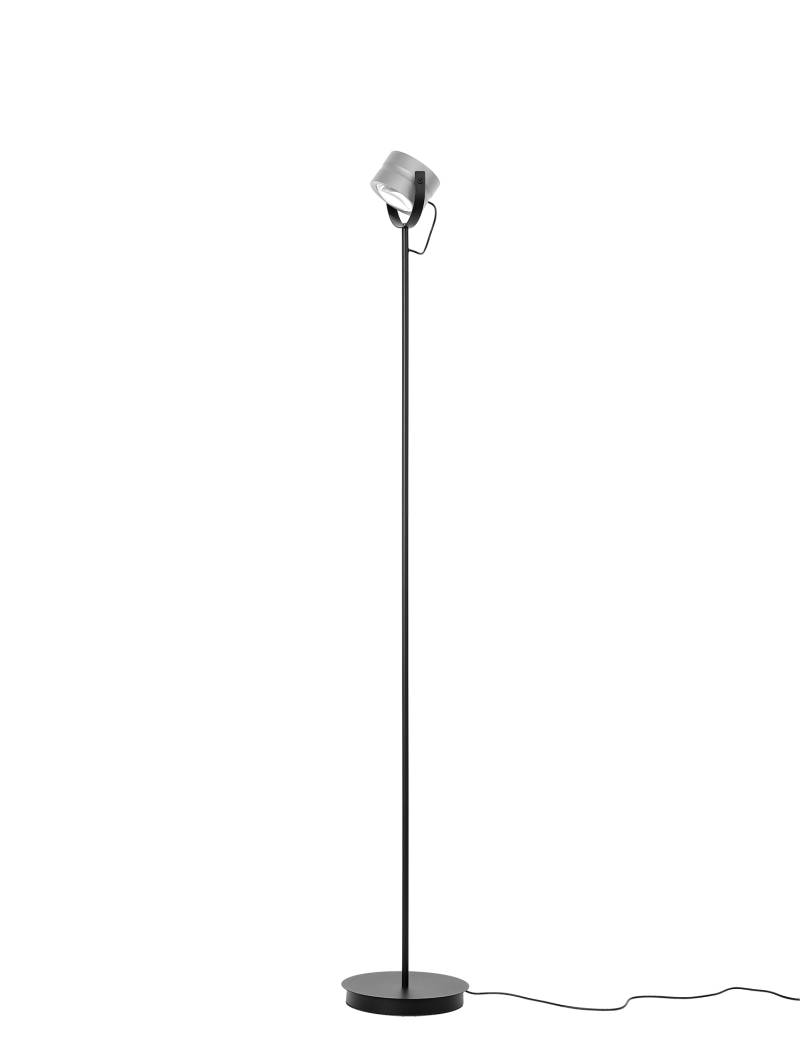 B-Leuchten LED-Stehleuchte  Durchmesser ca. 24cm, Höhe ca. 155cm in Alu eloxiert von B-Leuchten
