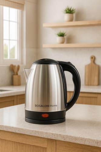 Elektrischer Wasserkocher Bosaloni Home 1,8 l aus Edelstahl - elegantes und funktionales Design von B O S A L O N I