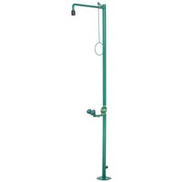 B-Safety Körper-Notdusche ClassicLine mit Augendusche, zur Bodenmontage von B-Safety