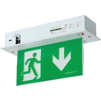 B-Safety Rettungszeichenleuchte L-LUX STANDARD, mit AUTOTEST-Funktion, 3h-Ausführung, Deckeneinbau B-Safety Rettungszeichenleuchte L-LUX STANDARD, mit AUTOTEST-Funktion, 3h-Ausführung, Deckeneinbau von B-Safety