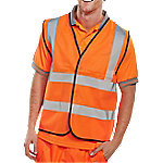 B Seem Weste Hi-Vis Polyester M Orange von B Seen