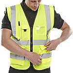 B Seen Weste Hi-Vis Polyester 3XL Gelb WCENGEXECXXXL von B Seen