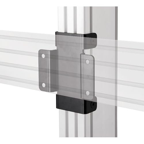 B-Tech Joining Plate Kit System X Joining Plate Kit, BT8380-JPK_B (System X Joining Plate Kit, Wall Plate, Black, Steel, 140.8 mm, 57 mm, 158) von B-Tech