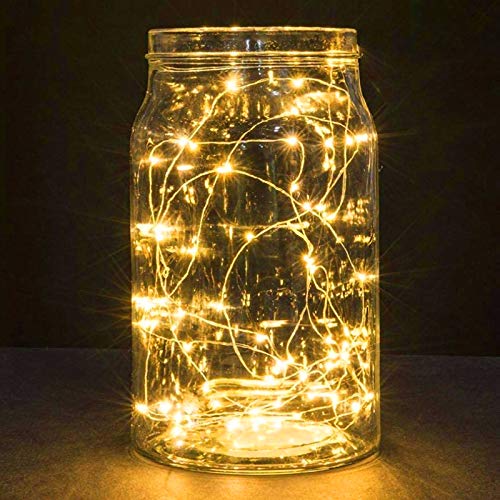 B-right Lichterkette batterie 2er Pack 30er LED Lichterketten batteriebetrieben Warmweiß, Lichterkette innen, Lichterkette für Zimmer Kinderzimmer Weihnachten Weihnachtsbaum Hochzeit Balkon Halloween von B-right