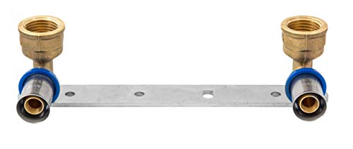 BV Press Wandwinkel montiert im Set - 16x2-1/2" 153 mm blauer Ring von B teurobrecher