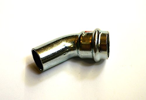 C-Stahl Pressfitting Bogen 45° I/A 1 Muffe 18 mm C-Stahl Pressfitting Bogen 45° I/A 1 Muffe 18 mm von B teurobrecher