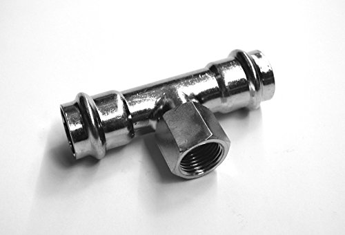 C-Stahl Pressfitting T-Stück mit Innengewinde 18 x 1/2" x 18 mm C-Stahl Pressfitting T-Stück mit Innengewinde 18 x 1/2" x 18 mm von B teurobrecher