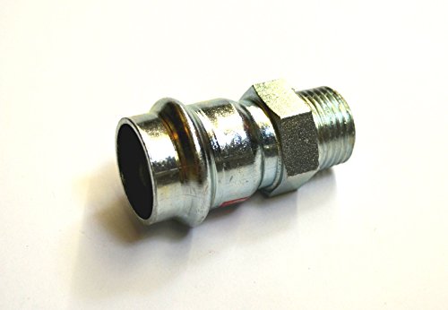 C-Stahl Pressfitting Übergangsnippel AG 15 x 1/2" von B teurobrecher
