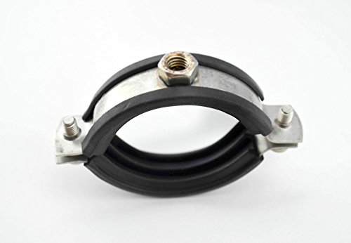 Edelstahl-Rohrschelle 2-teilig 48-53 mm/ 1 1/2" 5 Stück von B teurobrecher