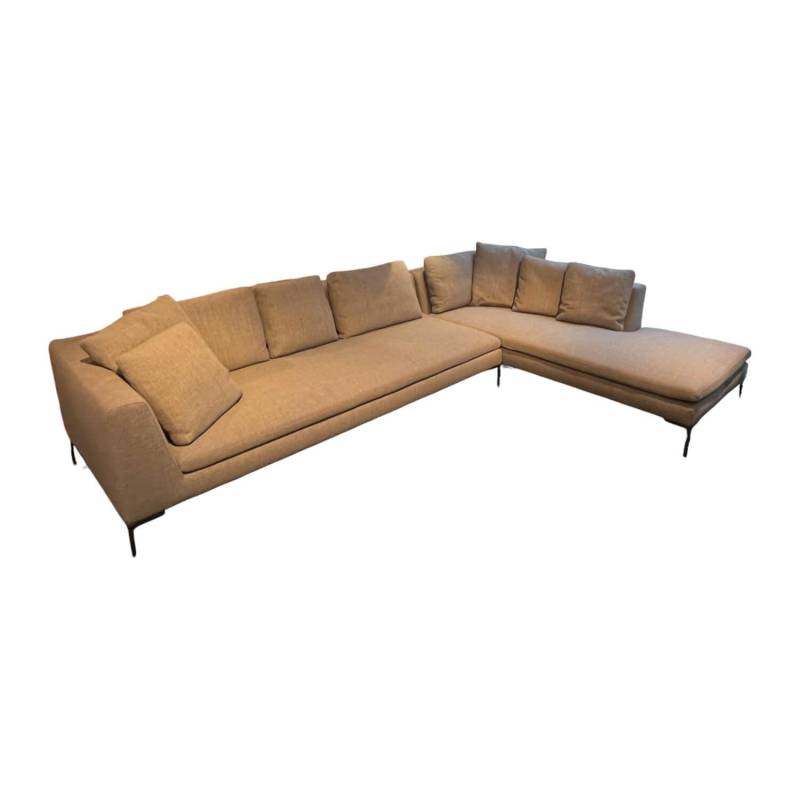Ecksofa Charles Large Stoff Cat A 2816251 Astro Grau Mit 9 Kissen von B&B Italia