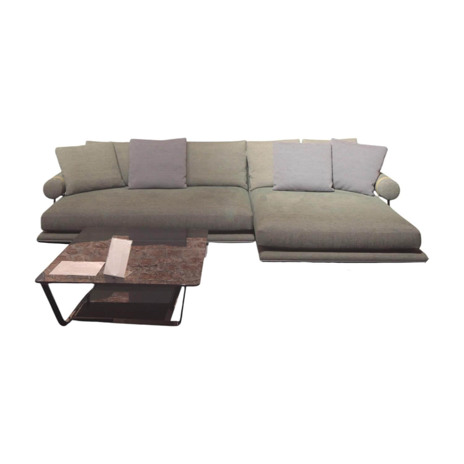 Ecksofa Noonu Stoff Sara Olivgrün 2625435 Grün Gestell Hartzinn Lackiert Mit Kis... Ecksofa Noonu Stoff Sara Olivgrün 2625435 Grün Gestell Hartzinn Lackiert Mit Kis... von B&B Italia