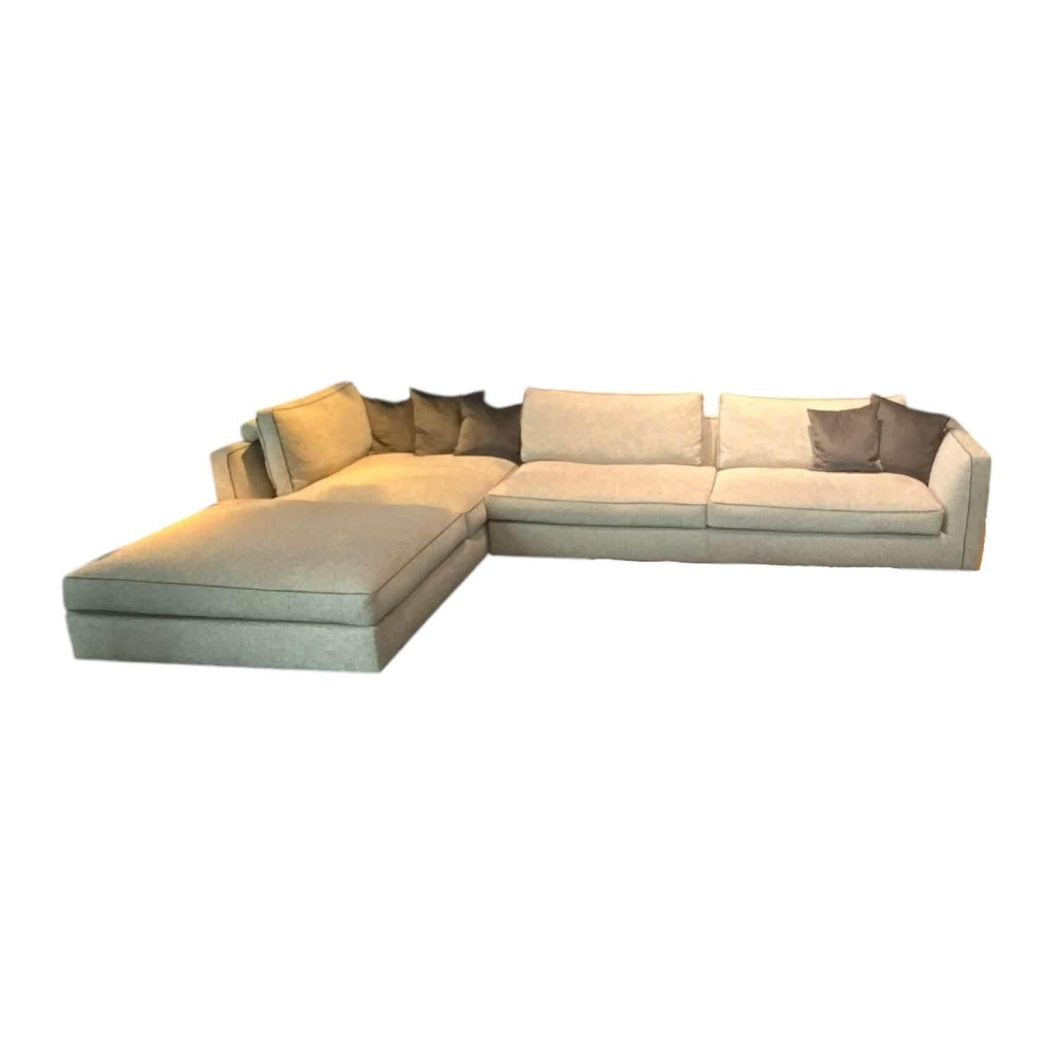 Ecksofa Richard Stoff Lieso Pied De Poule Graun Und 315 Braun Profil Stoff Balla... Ecksofa Richard Stoff Lieso Pied De Poule Graun Und 315 Braun Profil Stoff Balla... von B&B Italia