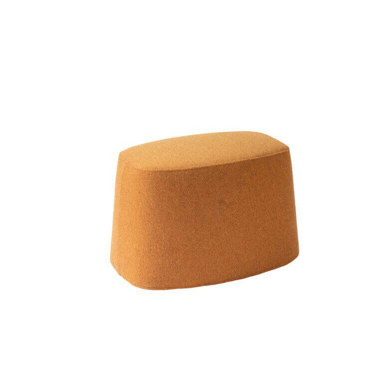 Hocker Frank Bezug Stoff Gelb von B&B Italia