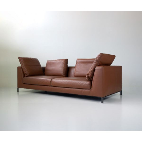 Ray 2-Sitzer Ledersofa Braun von Antonio Citterio, B&B Italia Ray 2-Sitzer Ledersofa Braun von Antonio Citterio, B&B Italia von B&B Italia