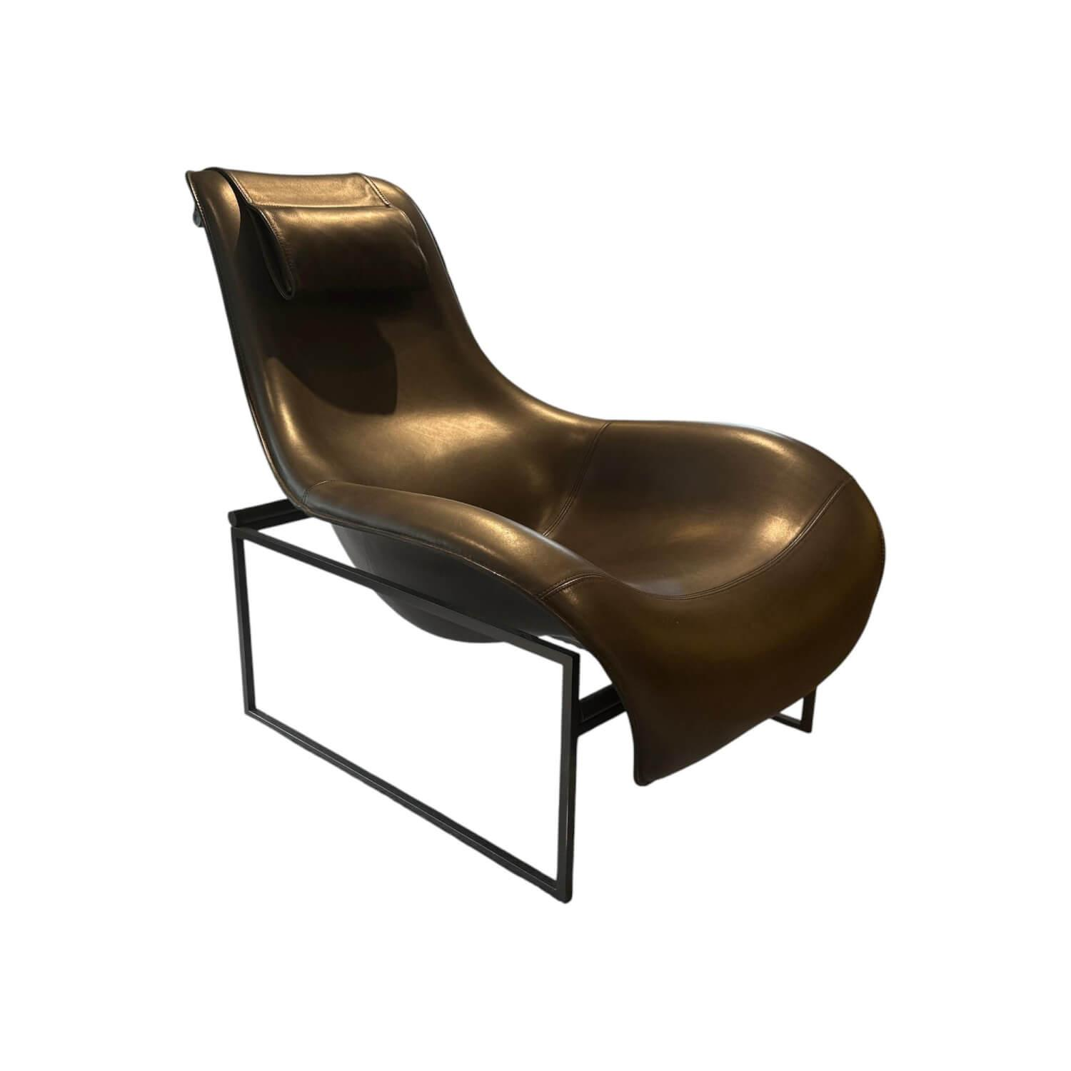 Relaxsessel Mart MPRN1 Leder KS153 Kasia Anthrazit Traggestell Schwarz Lackiert ... Relaxsessel Mart MPRN1 Leder KS153 Kasia Anthrazit Traggestell Schwarz Lackiert ... von B&B Italia