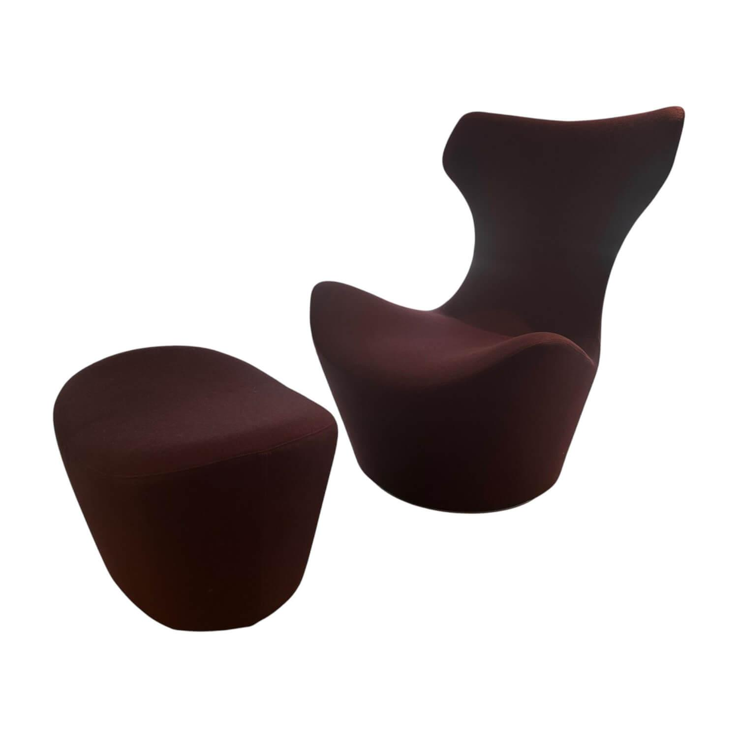 Sessel Grande Papilio Stoff 2521790 Adria Vinaccia Rot Untergestell Metallisiert... Sessel Grande Papilio Stoff 2521790 Adria Vinaccia Rot Untergestell Metallisiert... von B&B Italia