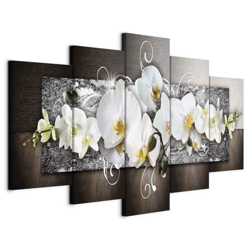 B&D XXL - Akustikbild 225x112 cm Bilder mit Akustikschaumstoff Hochleistungsschallabsorber Schallschutz Leinwandbild XXL 5 tlg Wandbild 020110-157 von B&D XXL