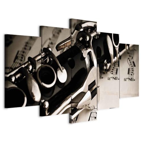 B&D XXL - Akustikbild Musik 5 tlg - Bilder Akustikschaum Schallschutz Wand Deko Kunst Akustikpaneele Wandpaneele Schalldämmung Wandbild Schallabsorber Akustikplatten 030205-4 B&D XXL - Akustikbild Musik 5 tlg - Bilder Akustikschaum Schallschutz Wand Deko Kunst Akustikpaneele Wandpaneele Schalldämmung Wandbild Schallabsorber Akustikplatten 030205-4 von B&D XXL