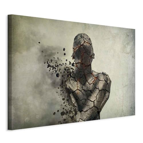 B&D XXL - Wandbilder XXL Abstrakt 90x60 cm 1 tlg - Wand Deko Vlies Leinwand Bilder Groß Wanddeko Wohnzimmer Schlafzimmer Kunstdrucke - Explosion des Menschen Ausbruch 020101-47 B&D XXL - Wandbilder XXL Abstrakt 90x60 cm 1 tlg - Wand Deko Vlies Leinwand Bilder Groß Wanddeko Wohnzimmer Schlafzimmer Kunstdrucke - Explosion des Menschen Ausbruch 020101-47 von Cuadros B&D XXL