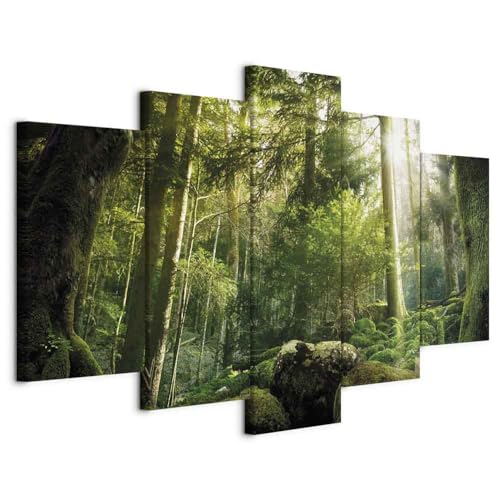 B&D XXL - Wandbilder XXL Natur 200x100cm 5 tlg - Wand Deko Leinwand Bilder Groß Wanddeko Wohnzimmer Schlafzimmer Kunstdrucke - Baum violette Landschaft Panorama c-A-0092-b-m B&D XXL - Wandbilder XXL Natur 200x100cm 5 tlg - Wand Deko Leinwand Bilder Groß Wanddeko Wohnzimmer Schlafzimmer Kunstdrucke - Baum violette Landschaft Panorama c-A-0092-b-m von B&D XXL