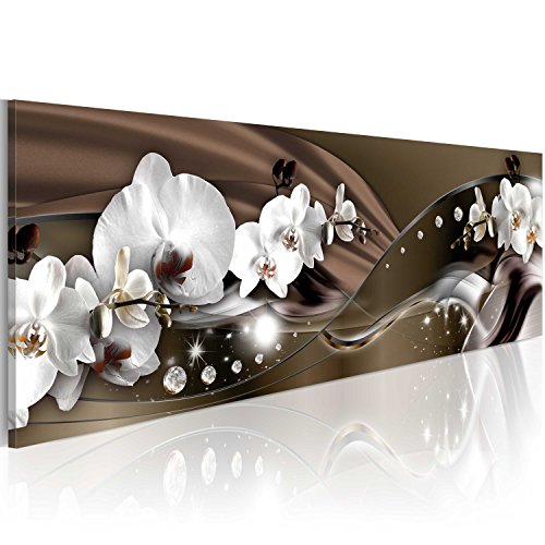 murando Acrylglasbild Blumen 120x40 cm 1 Teile Wandbild auf Acryl Glas Bilder Kunstdruck Moderne WanddekorationOrchidee Diamant b-A-0072-k-c von B&D XXL