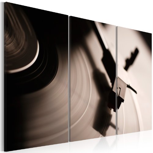 murando Akustikbild Abstrakt Bilder Akustikschaum Hochleistungsschallabsorber Schallschutz Leinwand 3 tlg Wandbild Raumakustik Schalldämmung 030205-2 von B&D XXL