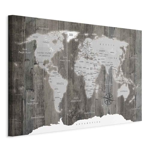B&D XXL - Wandbilder XXL 120x80 cm 1 tlg - Wand Deko Vlies Leinwand Bilder Groß Wanddeko Wohnzimmer Schlafzimmer Kunstdrucke - Poster Weltkarte Welt Landkarte Kontinente k-C-0050-b-c B&D XXL - Wandbilder XXL 120x80 cm 1 tlg - Wand Deko Vlies Leinwand Bilder Groß Wanddeko Wohnzimmer Schlafzimmer Kunstdrucke - Poster Weltkarte Welt Landkarte Kontinente k-C-0050-b-c von B&D XXL