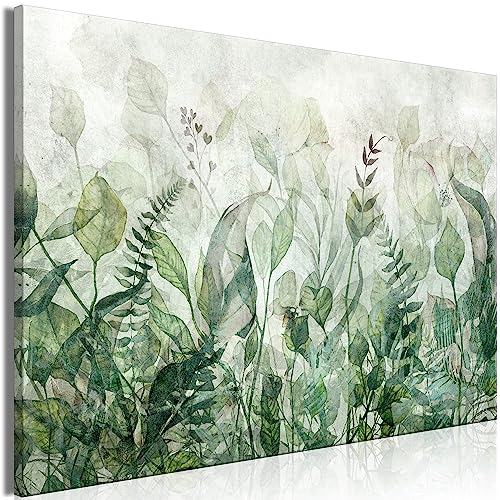 murando - Bilder Blätter 60x40 cm Leinwandbild 1 tlg Kunstdruck modern Wanbilder XXL Wanddekoration Design Wand Bild Pflanze Natur Botanik b-A-10252-b-a von B&D XXL