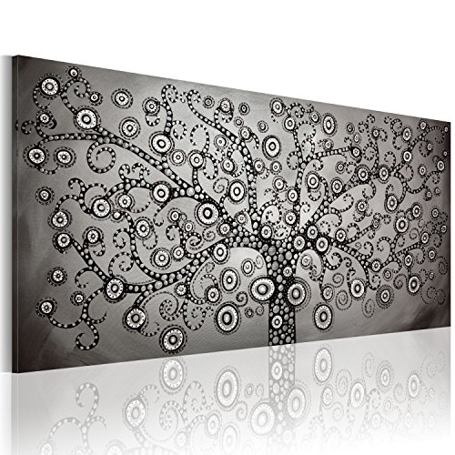 murando - Bilder Gustav Klimt Baum des Lebens 140x70 cm Vlies Leinwandbild 1 tlg Kunstdruck modern Wandbilder XXL Wanddekoration Design Wand Bild - Abstrakt wie gemalt a-A-0271-b-a von B&D XXL