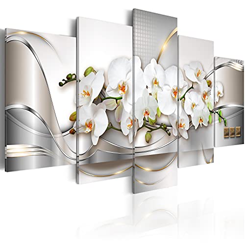 B&D XXL Acrylglasbild Abstrakt 200x100 cm 5 Teilig Wandbild auf Acryl Glasbilder Kunstdruck Moderne Acrylglas Platte Wanddekoration Geschenke Heimdekoration Glasbild Blumen Orchidee silber B&D XXL Acrylglasbild Abstrakt 200x100 cm 5 Teilig Wandbild auf Acryl Glasbilder Kunstdruck Moderne Acrylglas Platte Wanddekoration Geschenke Heimdekoration Glasbild Blumen Orchidee silber von B&D XXL