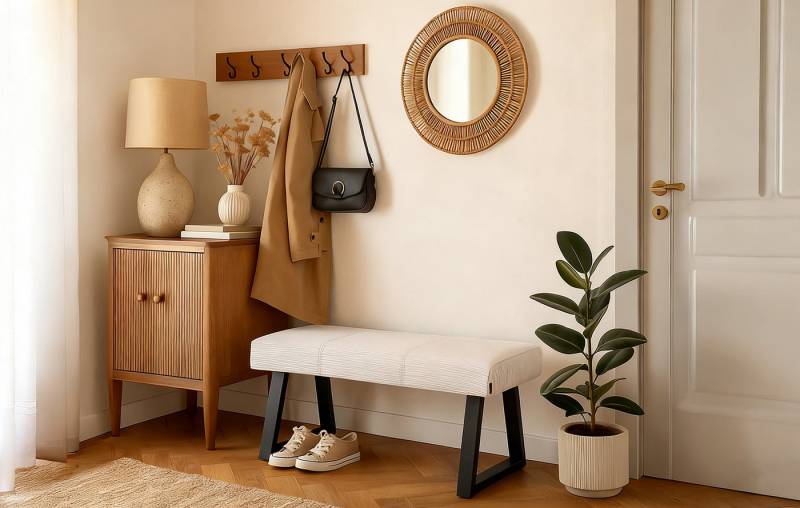 B&D home Essbank SIGFRID (1-St), gepolstert, mit Rückenlehne von B&D home