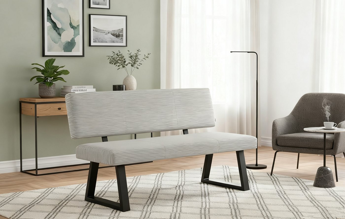 B&D home Essbank SIGFRID (1-St), gepolstert, mit Rückenlehne von B&D home