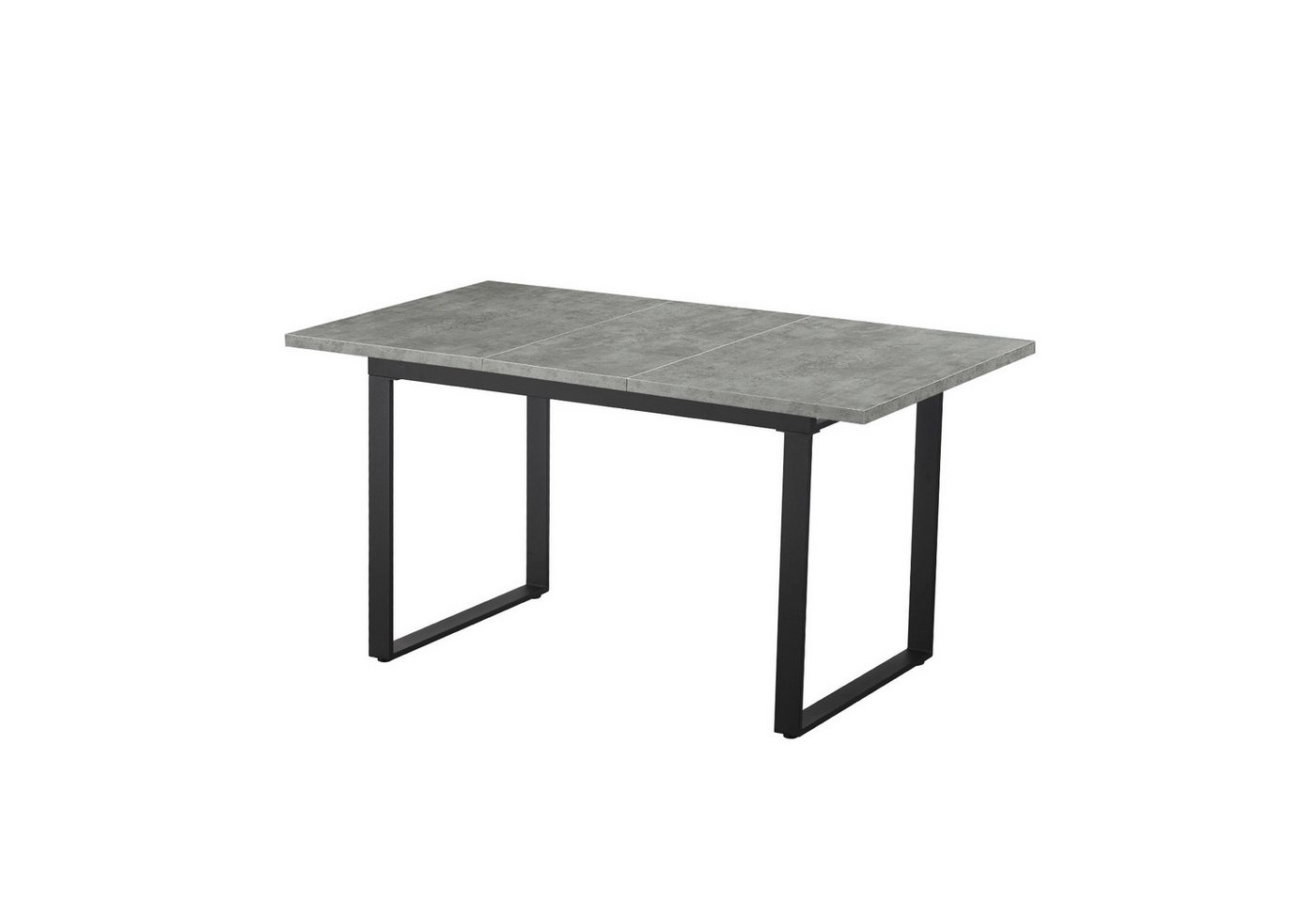 B&D home Esstisch Ausziehtisch ANNA, Kufengestell, ausziehbar, 120-160cm, 4-6 Personen von B&D home