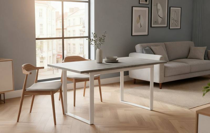 B&D home Esstisch Ausziehtisch ANNA, Kufengestell, ausziehbar, 120-160cm, 4-6 Personen B&D home Esstisch Ausziehtisch ANNA, Kufengestell, ausziehbar, 120-160cm, 4-6 Personen von B&D home