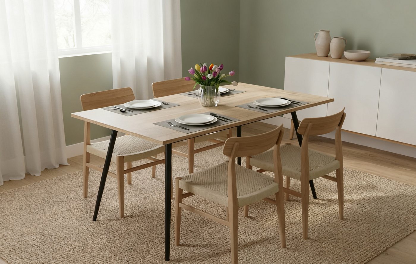 B&D home Esstisch LIO, ausziehbar, 80-120cm B&D home Esstisch LIO, ausziehbar, 80-120cm von B&D home