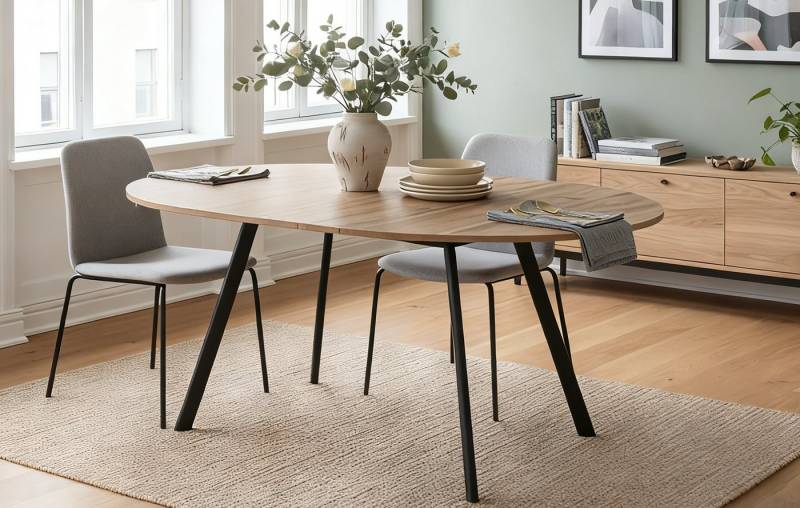 B&D home Esstisch TILL, Rund, ausziehbar, 120-150cm, Beton B&D home Esstisch TILL, Rund, ausziehbar, 120-150cm, Beton von B&D home