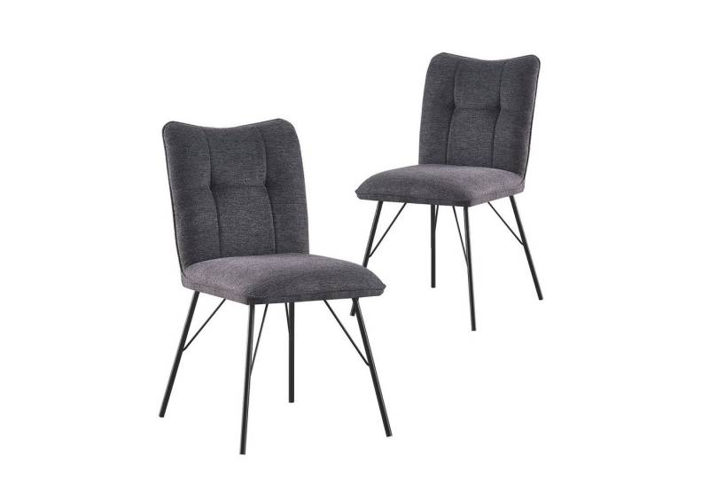 B&D home 4-Fußstuhl NELE (2er Set, 2 St), gepolstert von B&D home