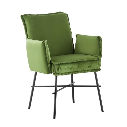 B&D home Esszimmerstuhl JÜRGEN, Schreibtischstuhl Polsterstuhl Loungesessel für Esszimmer, Wohnzimmer, Büro, Industrial modern elegant Design, Grün, 11129-GRUN-1 B&D home Esszimmerstuhl JÜRGEN, Schreibtischstuhl Polsterstuhl Loungesessel für Esszimmer, Wohnzimmer, Büro, Industrial modern elegant Design, Grün, 11129-GRUN-1 von B&D home