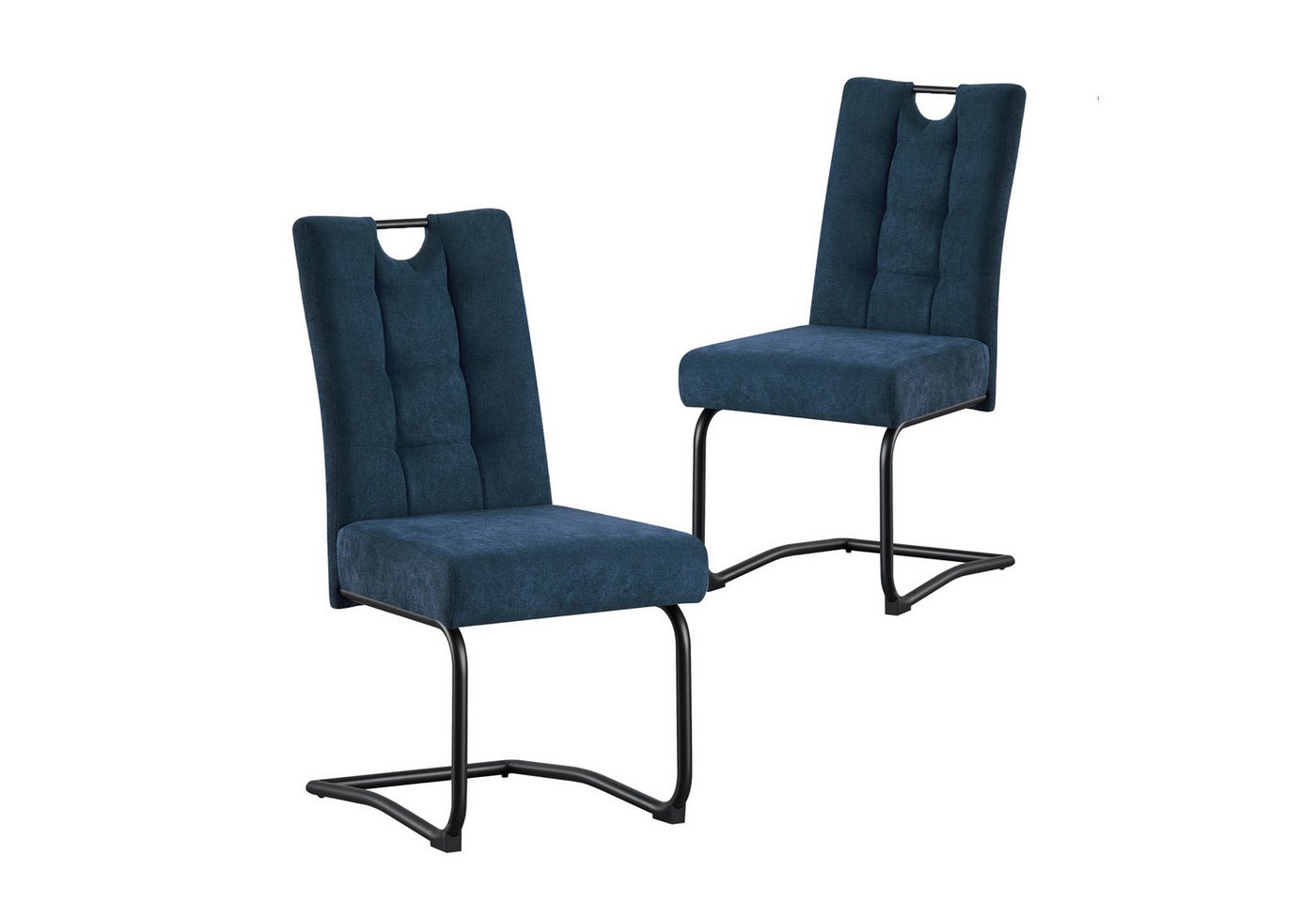 B&D home Freischwinger SOFIA (2er Set, 2 St), kippsicher, mit Federkern von B&D home