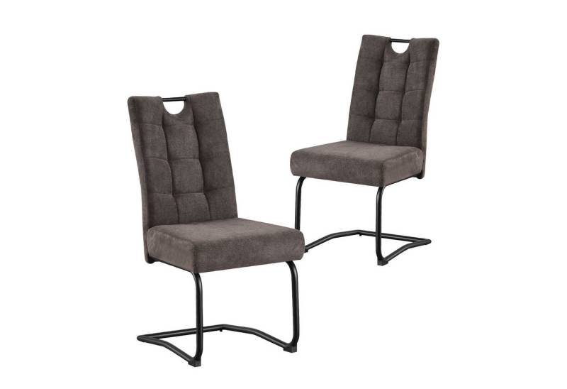 B&D home Freischwinger SOFIA (2er Set, 2 St), kippsicher, mit Federkern von B&D home